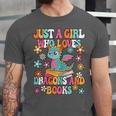 Just A Girl Who Loves Dragons And Books Reading Bookworm Unisex Jersey T-Shirt Just A Girl Who Loves Dragons And Books Reading Bookworm Unisex Jersey T-Shirt