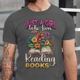 Just A Girl Who Loves Reading Books Unisex Jersey T-Shirt