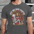 Just One More Chapter Skeleton Reading Cozy Books Unisex Jersey T-Shirt Just One More Chapter Skeleton Reading Cozy Books Unisex Jersey T-Shirt