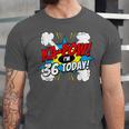Ka-Pow 36 Years Old Comic Book 36th Birthday Super Hero Unisex Jersey T-Shirt