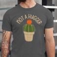 Kawaii Grumpy Cactus Not a Hugger Plant Introvert Unisex Jersey T-Shirt Kawaii Grumpy Cactus Not a Hugger Plant Introvert Unisex Jersey T-Shirt