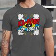 Kids Ka-Pow 2 Years Old Kids 2nd Birthday Comic Book Super Hero Unisex Jersey T-Shirt
