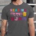 Kids Reading Book Lover Reading Is My Jam Unisex Jersey T-Shirt