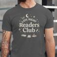 Late Night Readers Club Moon & Stars Book Lover Unisex Jersey T-Shirt Late Night Readers Club Moon & Stars Book Lover Unisex Jersey T-Shirt