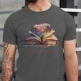 Let The Adventures Begin Book Lovers Magical Whimsical Art Unisex Jersey T-Shirt