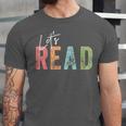 Let's Read Book Nerd Reading Book Lover Librarian Teacher Unisex Jersey T-Shirt