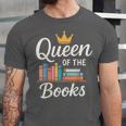 Librarian Queen Of The Books Book Reading Library Unisex Jersey T-Shirt Librarian Queen Of The Books Book Reading Library Unisex Jersey T-Shirt