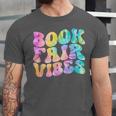 Library Book Fair Vibe Tie Dye School Reading Nostalgic Unisex Jersey T-Shirt Library Book Fair Vibe Tie Dye School Reading Nostalgic Unisex Jersey T-Shirt