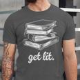 Get Lit Books Unisex Jersey T-Shirt Get Lit Books Unisex Jersey T-Shirt