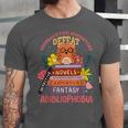 Literature Abibliophobia Book Reader Unisex Jersey T-Shirt