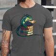 Lizard Reading Book Librarian Bookworm Reader Read Unisex Jersey T-Shirt Lizard Reading Book Librarian Bookworm Reader Read Unisex Jersey T-Shirt