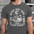 I Look Better Bent Over a Book Proud Smut Reader Skeleton Unisex Jersey T-Shirt I Look Better Bent Over a Book Proud Smut Reader Skeleton Unisex Jersey T-Shirt