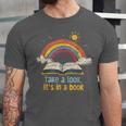 Take a Look It's In a Book Vintage Reading Teacher Rainbow Unisex Jersey T-Shirt Take a Look It's In a Book Vintage Reading Teacher Rainbow Unisex Jersey T-Shirt