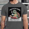 I Love Turtles Sea I Have Selective Hearing Coffee And Book Unisex Jersey T-Shirt