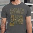 Loyal To The Shelf Knight Panther Book Lover Unisex Jersey T-Shirt