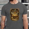 The Magic Of Books Vintage Style Reading Lover Cat & Tea Unisex Jersey T-Shirt