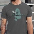 Manatee Reading Book Bookworm Manatees Ocean Animal Lover Unisex Jersey T-Shirt