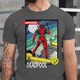 Marvel Comics Deadpool Vintage Book Art Unisex Jersey T-Shirt Marvel Comics Deadpool Vintage Book Art Unisex Jersey T-Shirt