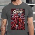 Marvel Spider-Man Eddie Brock Carnage Comic Book Cover Unisex Jersey T-Shirt