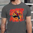 Marvel Spider-Man Peter Parker Comic Book Letter Logo Unisex Jersey T-Shirt