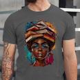 Melanin Girl Afro Book Lover Librarian Teacher Student Unisex Jersey T-Shirt