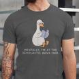 Mentally At The Scholastic Book Fair Retro Vintage Trendy Unisex Jersey T-Shirt Mentally At The Scholastic Book Fair Retro Vintage Trendy Unisex Jersey T-Shirt