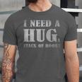 I Need a Huge Stack Of Books Book Lover Reading Quote Unisex Jersey T-Shirt I Need a Huge Stack Of Books Book Lover Reading Quote Unisex Jersey T-Shirt