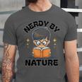 Nerdy By Nature Chibi Cute Book Lover Unisex Jersey T-Shirt Nerdy By Nature Chibi Cute Book Lover Unisex Jersey T-Shirt