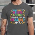 How Many Nights A Week Should You Be Reading 6-7 Book Lovers Unisex Jersey T-Shirt How Many Nights A Week Should You Be Reading 6-7 Book Lovers Unisex Jersey T-Shirt