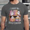 I Have No Shelf Control Ghost Reading Books Pun Unisex Jersey T-Shirt I Have No Shelf Control Ghost Reading Books Pun Unisex Jersey T-Shirt
