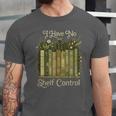 I Have No Shelf Control Vintage Botanical Books Graphic Unisex Jersey T-Shirt I Have No Shelf Control Vintage Botanical Books Graphic Unisex Jersey T-Shirt