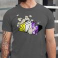 Non-Binary Book Lover Nonbinary Daisy LGBT Reading Pride Unisex Jersey T-Shirt Non-Binary Book Lover Nonbinary Daisy LGBT Reading Pride Unisex Jersey T-Shirt
