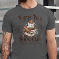 North Pole Book Club Hot Cocoa Served Daily Librarian Xmas Unisex Jersey T-Shirt North Pole Book Club Hot Cocoa Served Daily Librarian Xmas Unisex Jersey T-Shirt