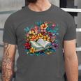 Open Book With Colorful Floral Reading Magic Unisex Jersey T-Shirt Open Book With Colorful Floral Reading Magic Unisex Jersey T-Shirt