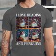 Penguin Love Reading And Penguins Child Book Lover Unisex Jersey T-Shirt Penguin Love Reading And Penguins Child Book Lover Unisex Jersey T-Shirt