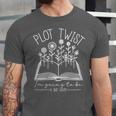 Plot Twist I'm Going To Be A Big Sister Literary Book Kids Unisex Jersey T-Shirt