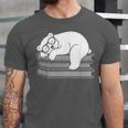 Polar Bear Reading Book Pajama Sleep Unisex Jersey T-Shirt Polar Bear Reading Book Pajama Sleep Unisex Jersey T-Shirt