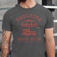 Poolside Book Club Summer Reading Book Lover Swimming Shirt Men Women Unisex Jersey T-Shirt