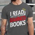 I Read Banned Books Defiant And Bold Unisex Jersey T-Shirt