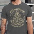 Read Banned Books Gain Forbidden Knowledge Skeleton Unisex Jersey T-Shirt Read Banned Books Gain Forbidden Knowledge Skeleton Unisex Jersey T-Shirt