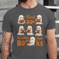 Read Boo KS Read More Bo KS Cute Ghost Reading Book Unisex Jersey T-Shirt