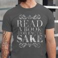 Read a Book For Facts Sake Librarian Unisex Jersey T-Shirt