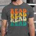 Read Read Read Read Book Lover Reading Bookworm Reader Unisex Jersey T-Shirt