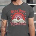 Read Your Heart Out Book Valentines Day Reading Teacher Unisex Jersey T-Shirt Read Your Heart Out Book Valentines Day Reading Teacher Unisex Jersey T-Shirt