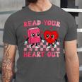 Read Your Heart Out Cute Reading Book Lover Unisex Jersey T-Shirt Read Your Heart Out Cute Reading Book Lover Unisex Jersey T-Shirt