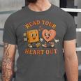 Read Your Heart Out Teacher Valentines Reading Book Love Unisex Jersey T-Shirt Read Your Heart Out Teacher Valentines Reading Book Love Unisex Jersey T-Shirt