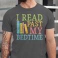 I Read Past My Bedtime Book Quote Humor Unisex Jersey T-Shirt