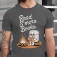 Read S'More Books Camping Outdoors Reading Campfire Smores Unisex Jersey T-Shirt Read S'More Books Camping Outdoors Reading Campfire Smores Unisex Jersey T-Shirt