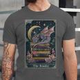 The Reader Tarot Card Book Dragon Romantasy Fantasy Bookish Unisex Jersey T-Shirt
