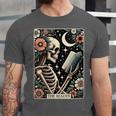 The Reader Tarot Card Skeleton Reading Book Bookworm Bookish Unisex Jersey T-Shirt The Reader Tarot Card Skeleton Reading Book Bookworm Bookish Unisex Jersey T-Shirt